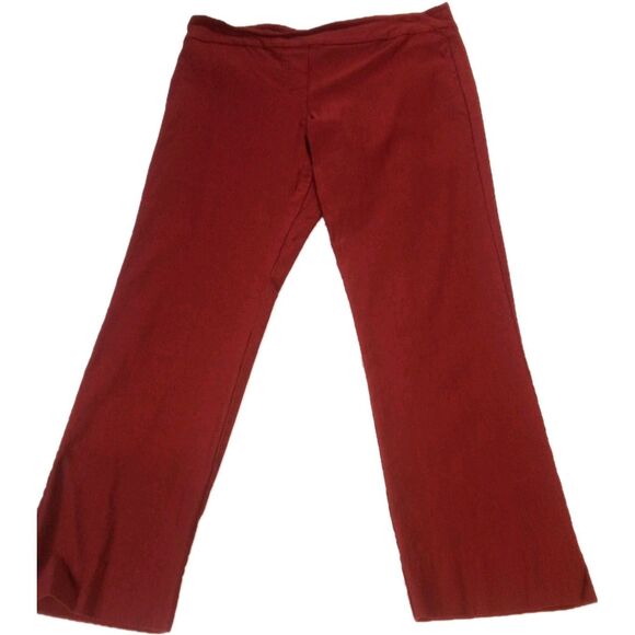 Women's Erica Taylor Tangerine Dress Pants Elastic Fit Size XL - Picture 2 of 10